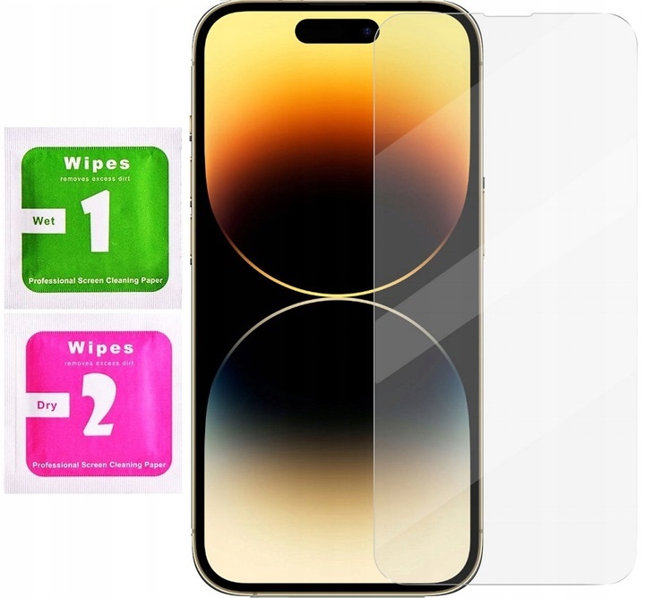 Etui Do iPhone 14 Pro +Szkło 9H WZMACNIANE 360° do MAGSAFE CLEAR CASE