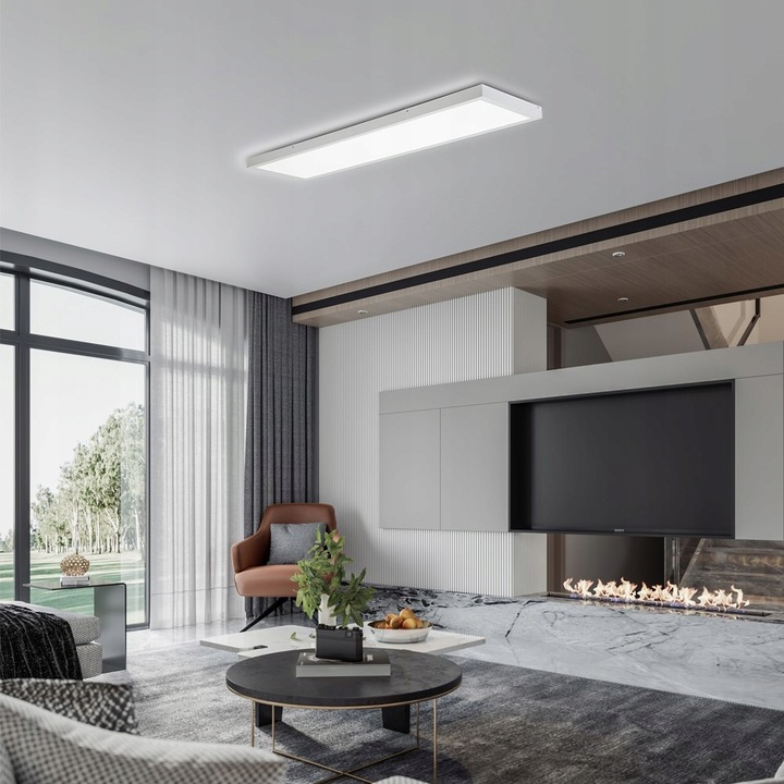 Panel LED Lampa Sufitowa Plafon Natynkowy 30x120 cm 50W 5250lm PREMIUM