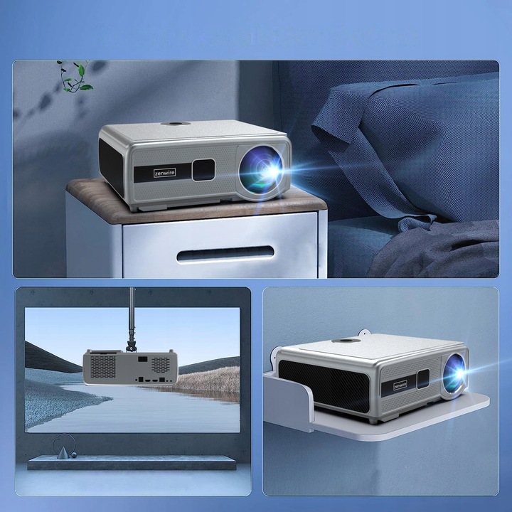 Projektor Rzutnik 30000lm WiFi Android Google TV FULL HD 4K Autofocus LED