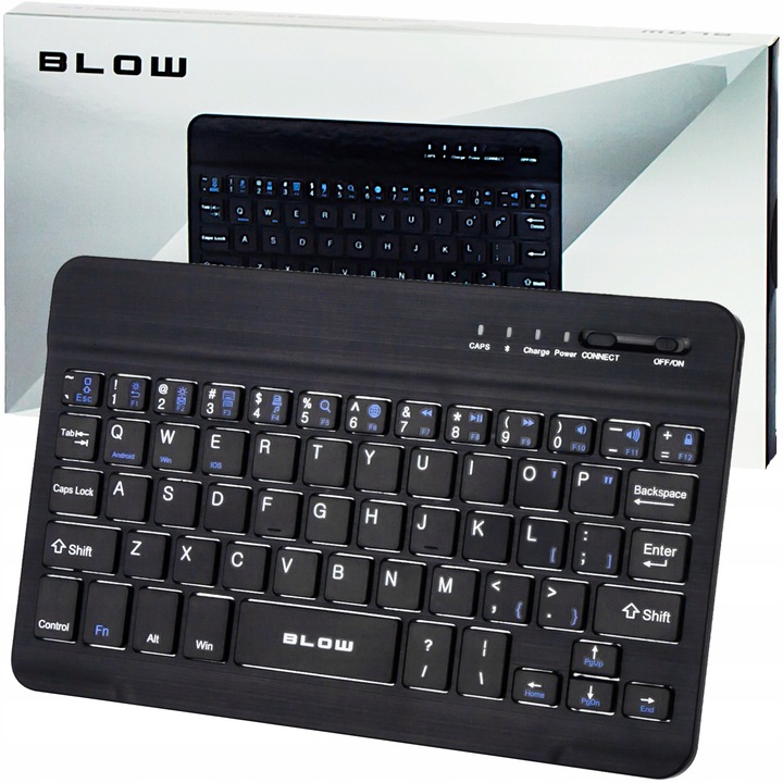 KLAWIATURA BEZPREZEWODOWA BLUETOOTH 5.0 SMART iOS ANDROID TABLET LAPTOP