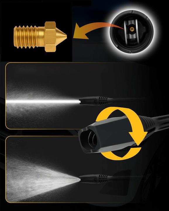 Myjka Ciśnieniowa Akumulatorowa elektryczna MP0360 MOCNA 60 bar