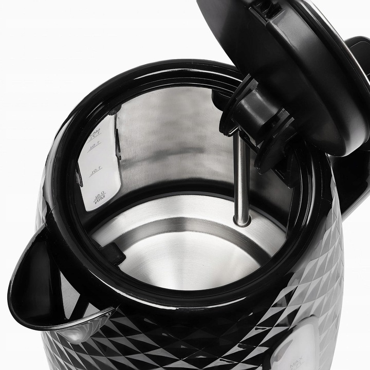 Czajnik elektryczny bezprzewodowy czarny ELDOM C280B 1,7L 2200W cichy