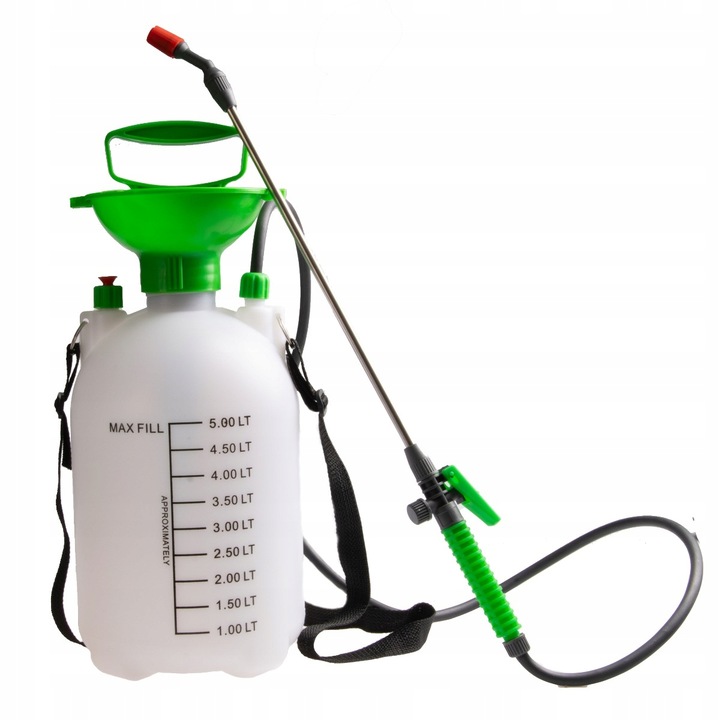 OPRYSKIWACZ CIŚNIENIOWY 5L RĘCZNY OGRODOWY Z LANCĄ