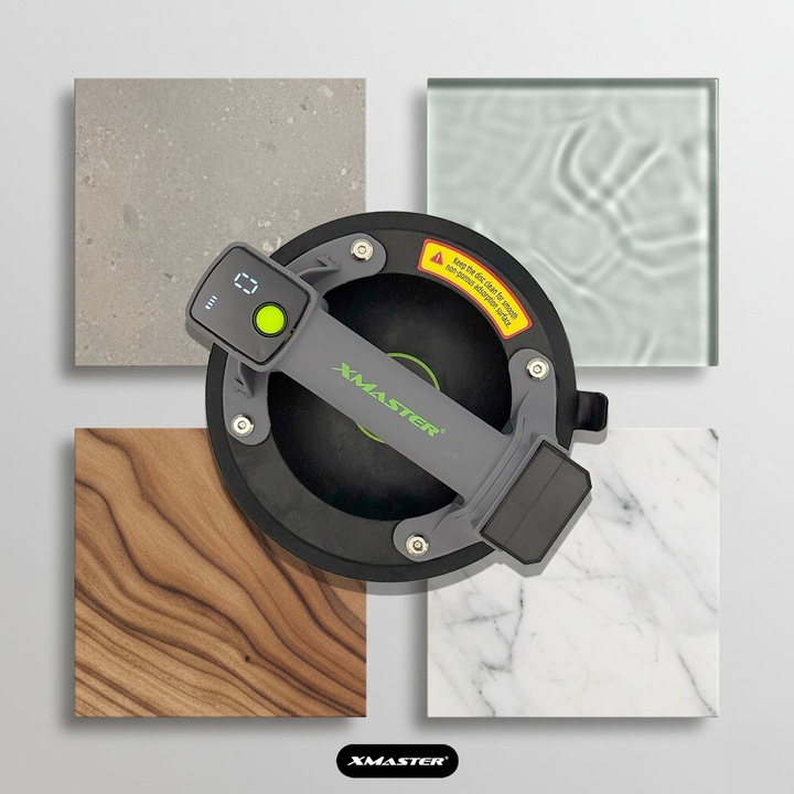 UCHWYT ELEKTRYCZNA PRZYSSAWKA DO PŁYTEK GRESU PRÓŻNIOWA AKUMULATOROWA