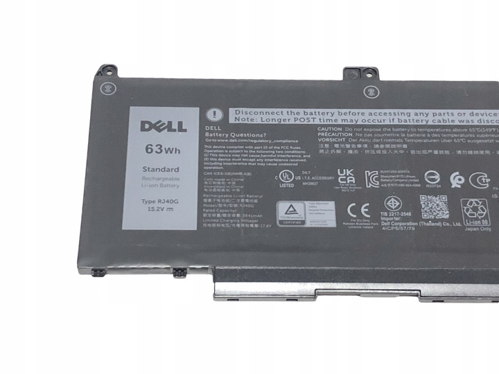 Bateria DELL Latitude 5520, Latitude 5420, Precision 3560 MODEL: RJ40G