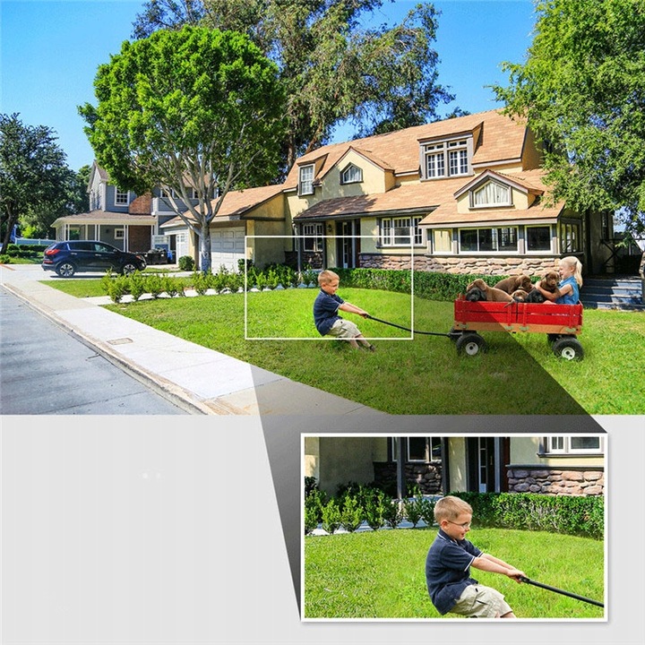 KAMERA ZEWNĘTRZNA IP WiFi OBROTOWA 8 MPX 8 MP 4K IP66 ZOOM 5X DETEKCJA