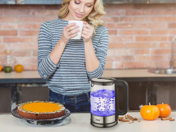 Czajnik elektryczny Ideal IK1103 2200 W 1,7 l czarny