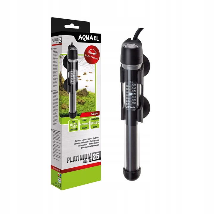 AQUAEL PLATINIUM HEATER 25W GRZAŁKA DO AKWARIUM