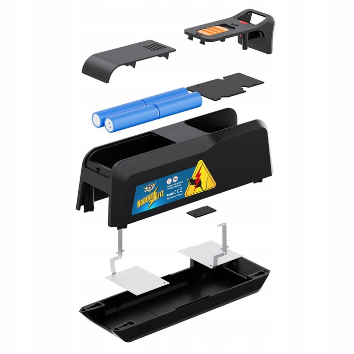 ELEKTRYCZNA PUŁAPKA NA MYSZY SZCZURY NO PEST ŁAPKA RAŻĄCA HUMANITARNA