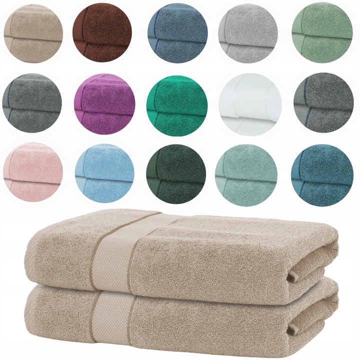 Ręcznik kąpielowy 50x100 15KOLORÓW 100% bawełna 500g gruby hotelowy SPA