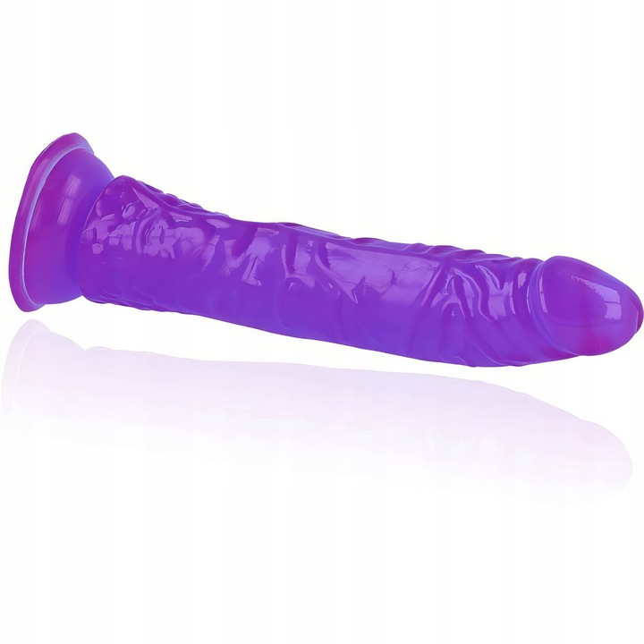 Dildo Realistyczne Penis Żylasty 21 Cm Z Przyssawką Wodoodporny Sex Analny