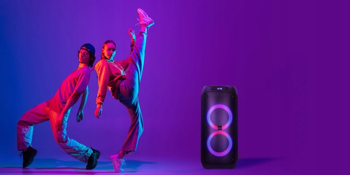 Głośnik Bluetooth Karaoke Manta 2x8' Manta ATTIS mikrofon SPK0802B120