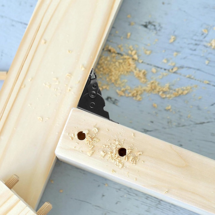 4x SKŁADANY ZAWIAS DO NÓG STOŁU 90° WSPORNIK PODTRZYMUJĄCY