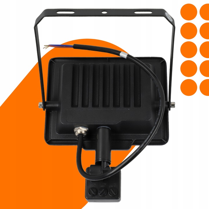 Naświetlacz LED SLIM 50W Halogen z CZUJNIK RUCHU Zmierzchu Reflektor