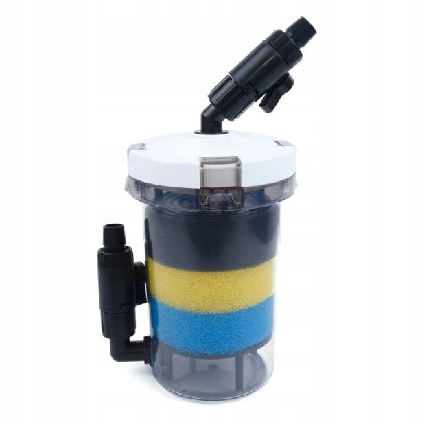 Duży PREFILTR ZEWNĘTRZNY EW-603 2,7L Do Akwarium Transparentny