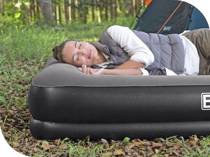 Materac Dmuchany Dwuosobowy Łóżko do Spania z Pompką USB Bestway 671BU