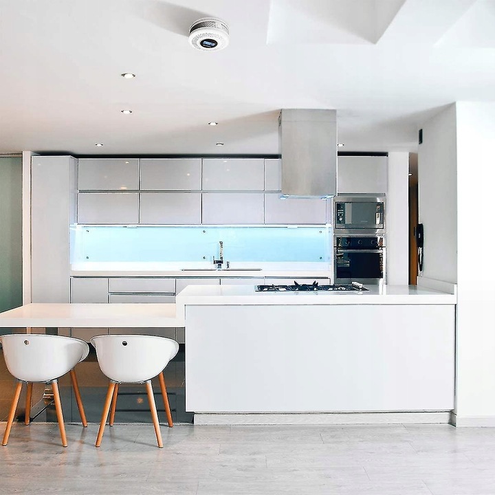 CZUJNIK CZADU DETEKTOR TLENKU WĘGLA CO BEZPRZEWODOWY EKRAN LCD 2w1