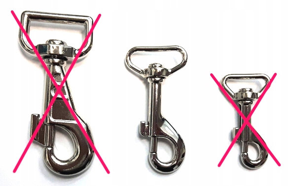 Smycz PRZEPINANA 3m szer 2cm KOLORY