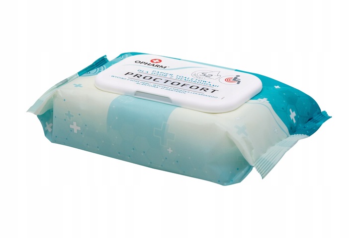 PAPIER TOALETOWY NAWILŻANY DLA OSÓB Z HEMOROIDAMI PROCTOFORT 4x52szt.