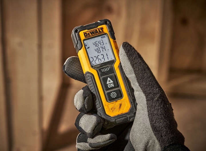 Dalmierz DeWalt DWHT77100 Laserowy Miernik Odległości Laser LCD 30 m