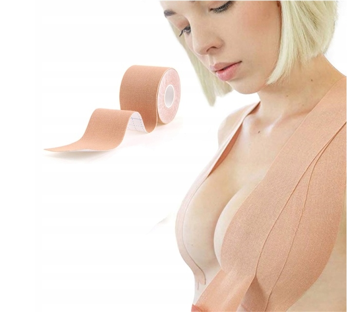 BOOB TAPE TAŚMA UNOSZĄCA BIUST MODELUJĄCA 5m BEŻ