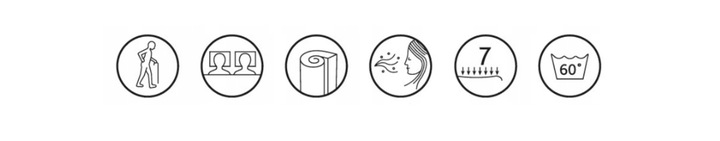 Materac PASODOBLE Hilding 160x200 cm TWARDY Medyczny Sprężynowy VELVET