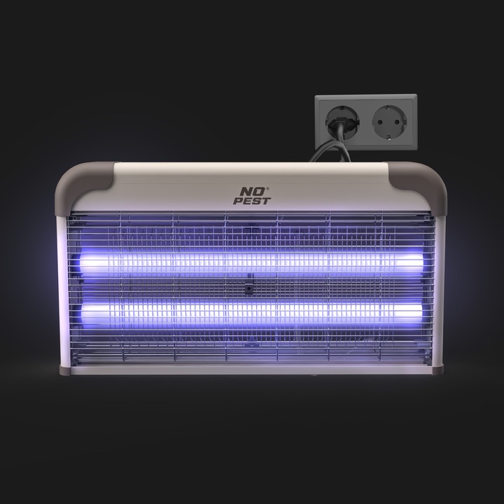 LAMPA OWADOBÓJCZA UV ŚCIENNA NO PEST NA KOMARY MUCHY ĆMY MOLE OWADY