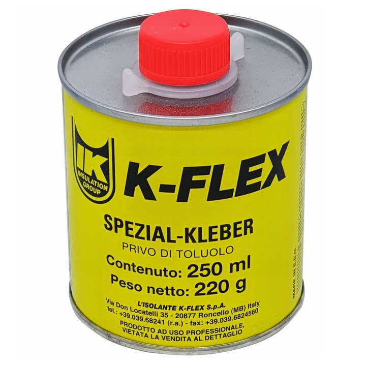 KLEJ 0,25 L DO OTULIN I IZOLACJI KAUCZUKOWYCH K-414 K-FLEX