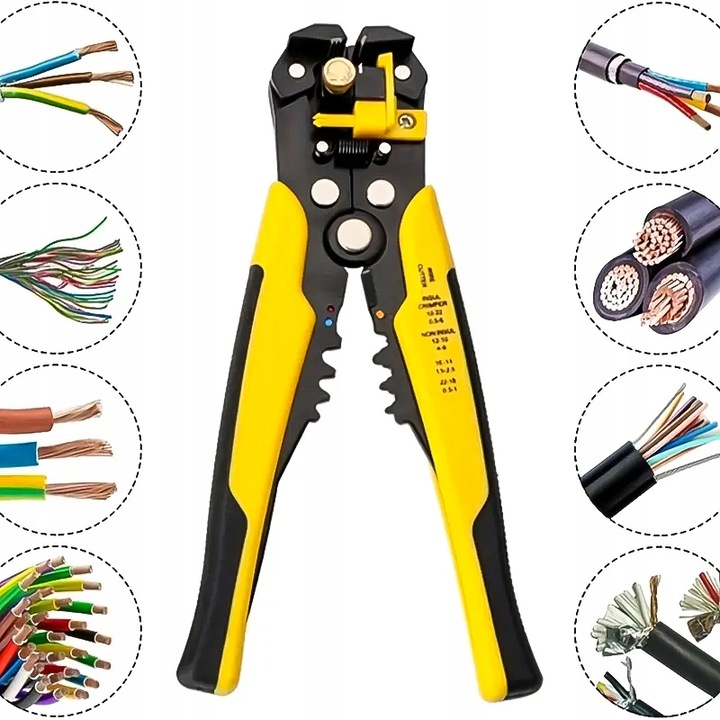 AUTOMATYCZNY ŚCIĄGACZ IZOLACJI KABLI SZCZYPCE DO ŚCIĄGANIA PRZEWODÓW
