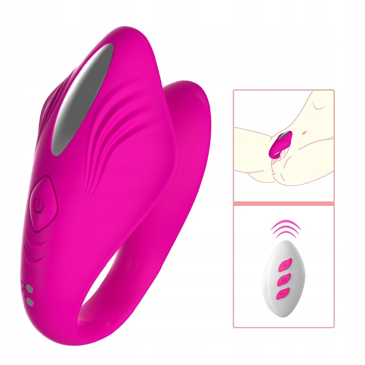 WIBRATOR JAJKO MAJTECZKI MASAŻER DLA PAR PILOT