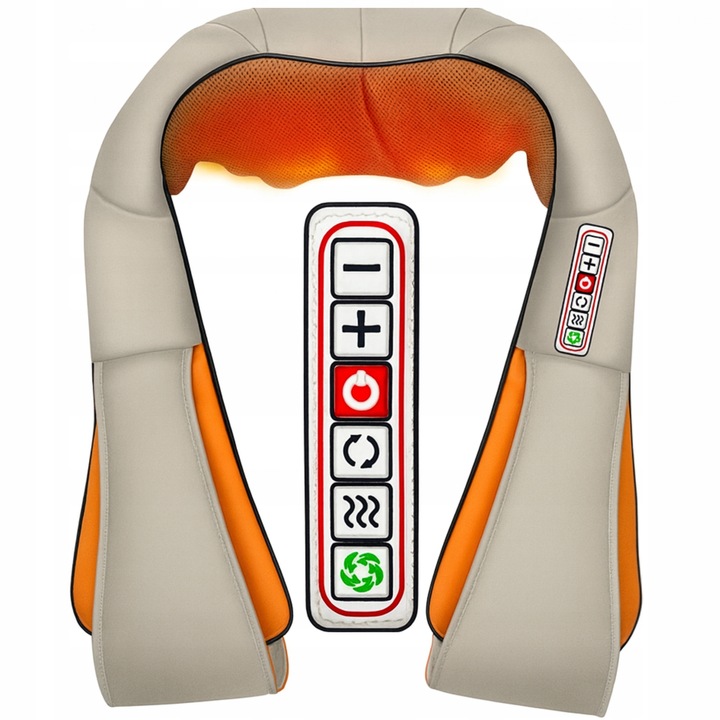 MASAŻER DO KARKU SZYI PLECÓW KRĘGOSŁUPA NÓG PAS MASUJĄCY SHIATSU KARK