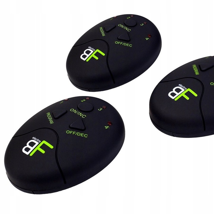 Elektrostymulator Stymulator Mięśni Brzucha + Żelowe Nakładki Motylki 4 szt