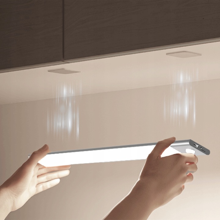 BOSTE LAMPKA LED NOCNA Z CZUJNIKIEM RUCHU I ZMIERZCHU MAGNETYCZNA AUTO