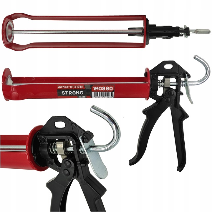 WYCISKACZ do Silikonu Mas w tubie PISTOLET Budowlany na tuby Kleju