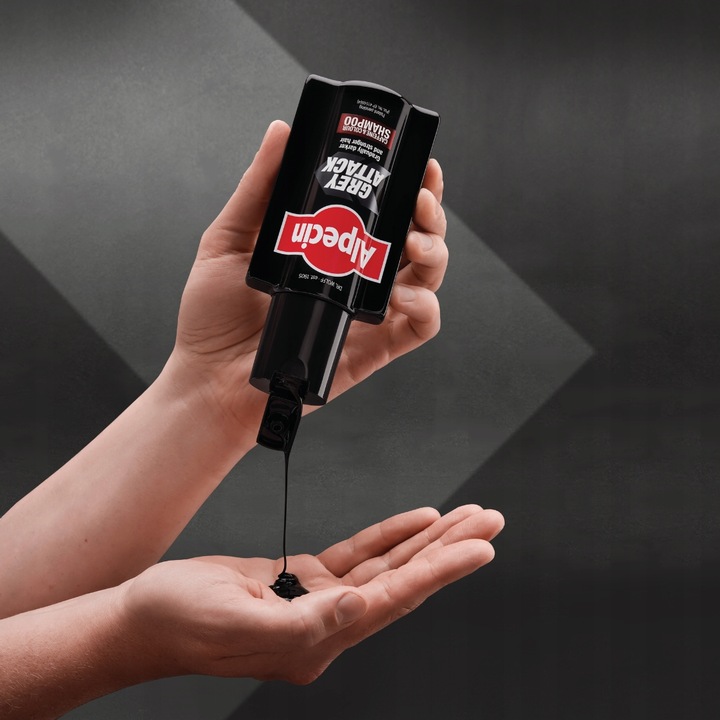 Alpecin Grey Attack Szampon Koloryzujący Męski Przeciw Siwieniu, 2x200ml