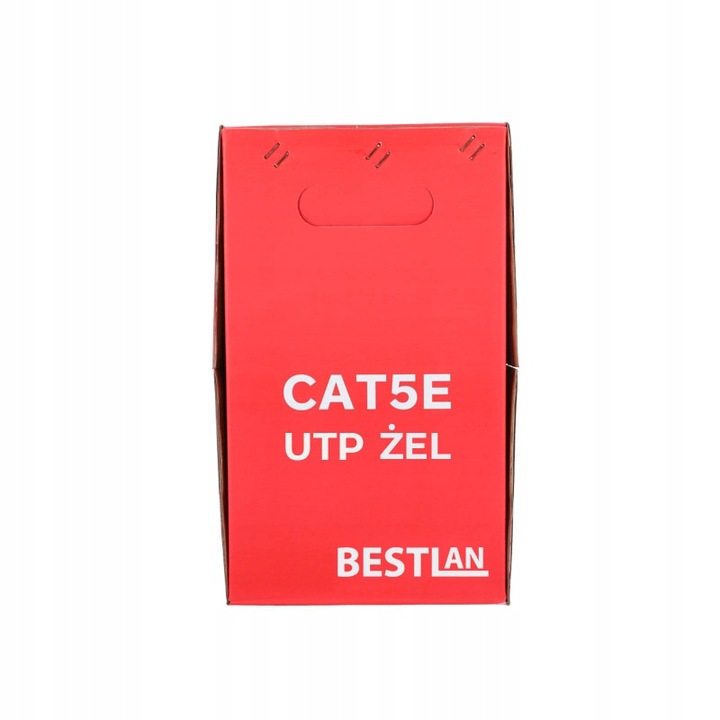 Kabel sieciowy zewnętrzny ziemny nieekranowany UTP 5E ŻEL 305m