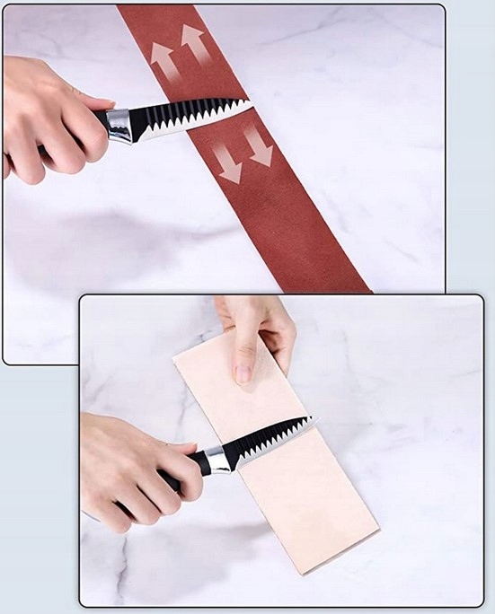 OSEŁKA DWUSTRONNA OSTRZENIE KAMIEŃ Wodny ZESTAW Ostrzałka do noży