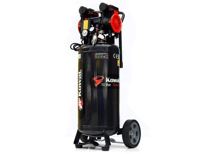 POFESJONALNY 12 Bar kompresor k33 bezolejowy 50L sprężarka powietrza