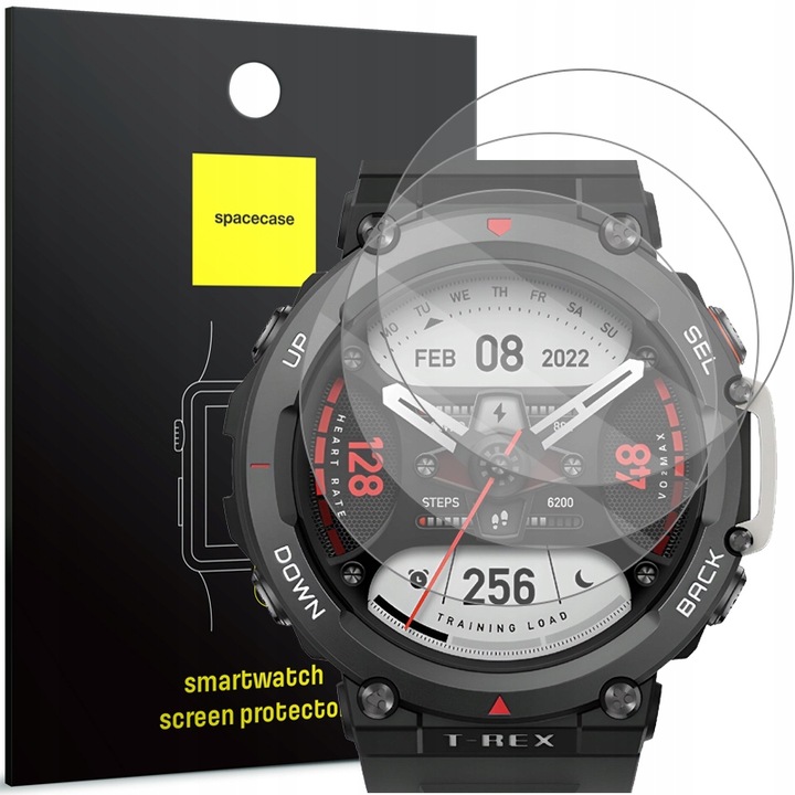 3X SZKŁO HARTOWANE 2.5D DO AMAZFIT T-REX 2