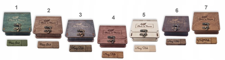 Pendrive 32GB 3,0 + Drewniane pudełko + GRAWER