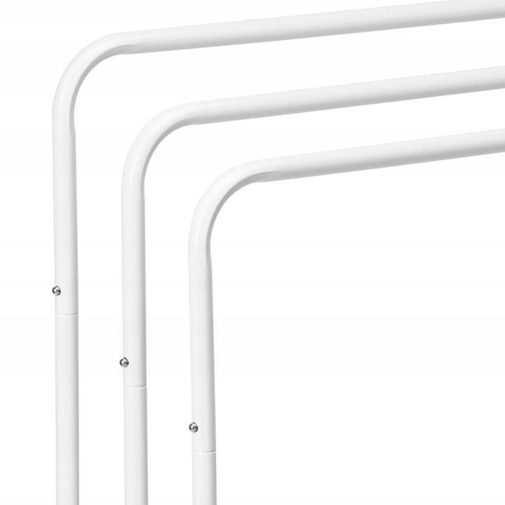 STOJAK BIAŁY NA RĘCZNIKI WIESZAK STOJĄCY PODŁOGOWY ŁAZIENKOWY METALOWY