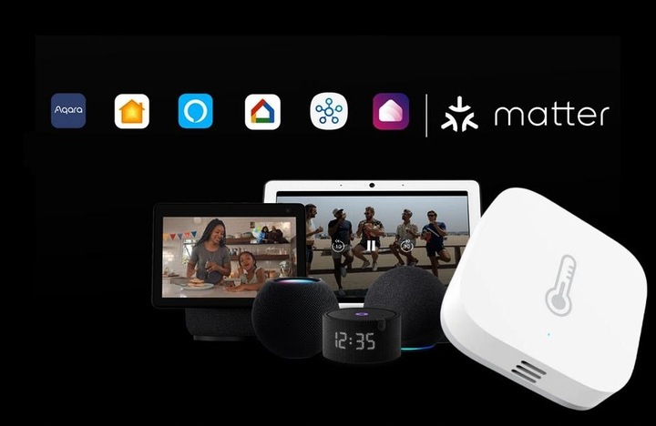 BATERYJNY CZUJNIK TEMPERATURY WILGOTNOŚCI Aqara T1 ZigBee 3.0 Apple