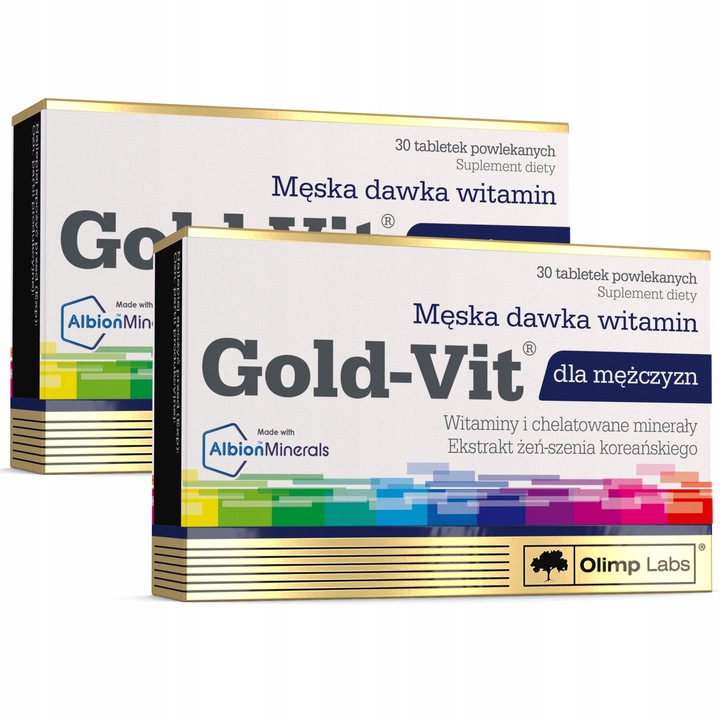 OLIMP GOLD-VIT DLA MĘŻCZYZN 60tabl WITAMINY MĘSKIE