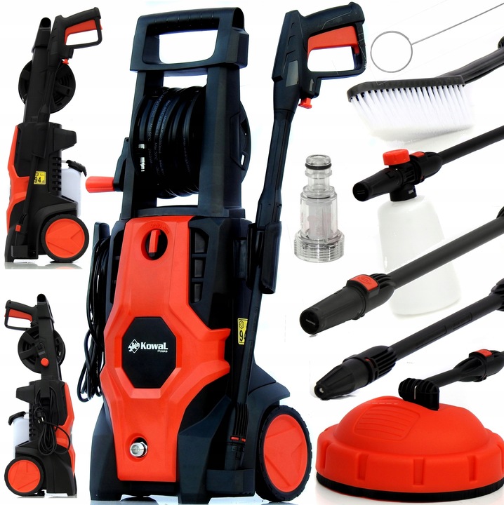 MYJKA CIŚNIENIOWA KOWAL 280B-S samossąca metal pompa BOGATY ZESTAW