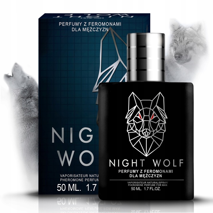 Perfum Night Wolf 50ml Mocne Feromony dla Mężczyzn