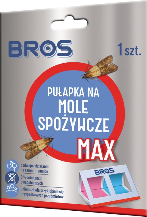 BROS Pułapka na mole spożywcze Max 10 SZTUK