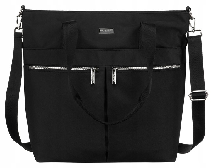 Torebka damska PETERSON torba shopper bag nylonowa miejska klasyczna