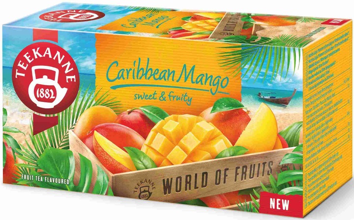 (x6) TEEKANNE Herbata Carribean Mango 20tb