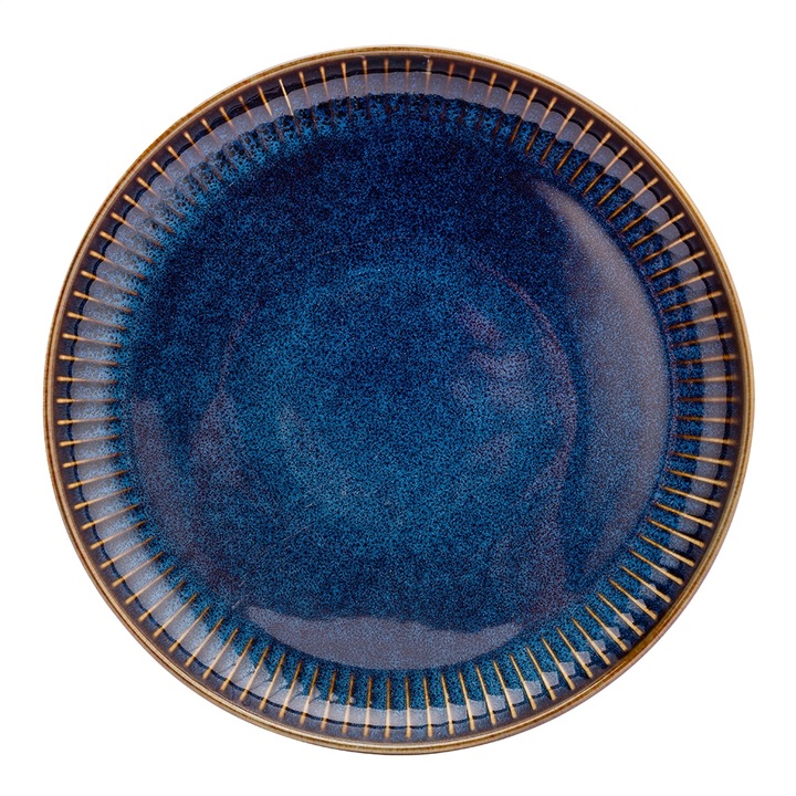 Talerz Talerzyk deserowy porcelanowy Altom Design Reactive Stripes 20,5 cm