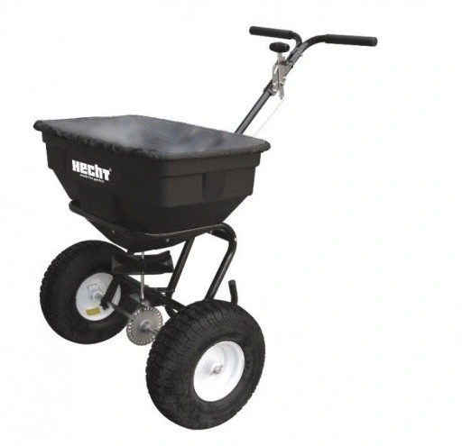 SIEWNIK ROZSIEWACZ DO TRAWY NASION SOLI HECHT 256 REGULACJA ROZRZUTU 60L